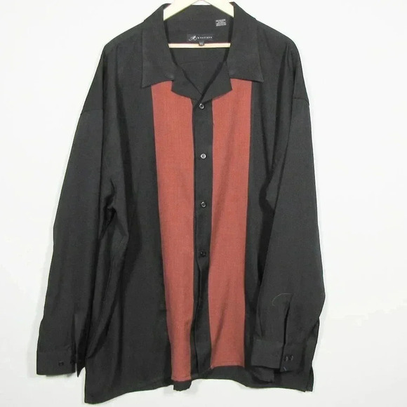 Montique Retro Long Sleeve Shirt 3XL - Picture 3 of 5